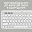 Клавіатура Logitech Pebble Keys 2 K380s White (920-011852) - мініатюра 6