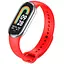 Силиконовый ремешок для Xiaomi Mi Band 8/9/10 Красный / Red - миниатюра 1