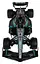 Машинка Mercedes-AMG F1 W15 E Performance Black чорний RASTAR модель 1:12 Автомобіль на дистанційному керуванні + пульт - мініатюра 8
