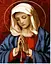 Набір для розпису по номерах Діва Марія, Strateg, 30x40 см, SS6746 - мініатюра 1