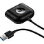 USB-хаб Baseus Square Round Box 4-Port USB-A Black 1 м (CAHUB-AY01) [77938] - мініатюра 3