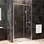 Душевые двери AM.PM Gem 110x195 см стекло прозрачное хром матовый W90UG-110-1S-195MT, прозрачный, хром матовый - миниатюра 2