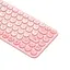 Клавіатура бездротова 3 діапазонна Baseus K01A Wireless Tri-Mode Keyboard рожева - мініатюра 2