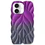 Чохол Epik TPU Leaf для Apple iPhone 16, 6.1 Violet/Grey - мініатюра 1