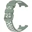 Ремешок DK Silicone Sport Band Classic Nike для Xiaomi Mi Band 7 Pro (light green / white) - миниатюра 2