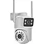 Камера видеонаблюдения HandyHeat 6MP ICESEE поворотная с двумя объективами A28 - миниатюра 2