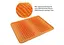 Ортопедический массажный коврик для стоп EasyFit Acupoint с шипами оранжевый (EF-2752-OR) - миниатюра 4