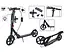 Самокат Scale Sports 52х10х80-96 см Чорний 000231290 - мініатюра 2
