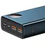 Павербанк Baseus Adaman Metal мощный для ноутбуков телефонов 20000 mAh 65W синий + кабель USB to Type-C - миниатюра 4