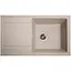 Гранітна кухонна мийка Romzha Jorum 86 Bezhvy (401) з крилом - мініатюра 1