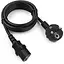 Кабель живлення C13 для ПК 1 м Чорний - мініатюра 1