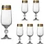 Набор бокалов для шампанского Lora Ника 180 мл 6 шт. NGC155SETCHAMP-D - миниатюра 1