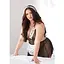 Еротичний костюм Leg Avenue Roleplay Fantasy French Maid + 1X-2X Black/White One size - мініатюра 3