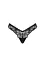 Трусики-стринги Obsessive Serafia XL/2XL чорний - мініатюра 5