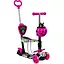 Самокат дитячий 5 в 1 Best Scooter 63-72х54х14 см Рожевий 000255079 - мініатюра 1
