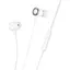 Навушники Hoco M116 Benevolent universal digital earphones with microphone iP білі - мініатюра 1