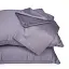 Летний постельный комплект MirSon Line Satin Premium Skyline Хлопок Полуторный (2200010978605) - миниатюра 10
