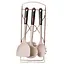 Набір кухонного приладдя 6 штук на підставці, бежевий TS Kitchen YRUR4 - мініатюра 2