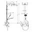 Душова система Hansgrohe Raindance E Showerpipe 1jet 27361000, Хром - мініатюра 2