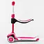 Самокат Best Scooter 60х18х34 см Рожево-білий 000231423 - мініатюра 2