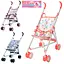 Коляска для ляльки, метал, прогулянкова, 50x22 см, поворот, складна, 3 колеса - мініатюра 2