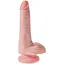 Фалоімітатор King Cock 6" Cock With Balls 17 см тілесний - мініатюра 1