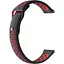 Ремінець DK CDK для Honor Watch Dream 22mm Silicone Sport Band Nike (011907) (black / red) - мініатюра 1