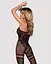 Бодистокинг Obsessive Bodystocking F213 имитация кружевного боди и резинки для чулок S/M/L - миниатюра 2