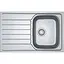 Кухонна мийка Franke Spark, нерж.сталь, прямокутник, з крилом, 790х500х160мм, чаша - 1, накладна, SKL 611-79, нерж декор - мініатюра 1