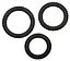 Набор эрекционных колец You2Toys Lust 3 Black 3 шт. черный - миниатюра 2