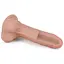 Фалоімітатор на присосці Dual-Layered Silicone Cock Flesh 18 см тілесний - мініатюра 9