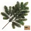 Гілка хвойна Hvoya Premium лита зелена 53 см 16 шт. - мініатюра 1