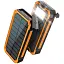 Сонячний повербанк iBattery YD-888K з ліхтариком 30000 mAh orange - мініатюра 8