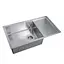 Кухонна мийка Mixxus MX7844-200x1.2-Satin MX0560, Нержавіюча сталь - мініатюра 1