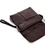 Мужской кожаный клатч сумка c петлей коричневая TARWA 22х16х4.5 см sum0028461 - миниатюра 6