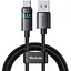 Кабель Mcdodo Horizontal LED Display 6A USB-A to USB-C Data Cable 1.2 м CA-6520 Чорний - мініатюра 1