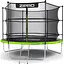 Батут із внутрішньою сіткою Zipro Jump Pro 10 футів 312 см чорно-зелений (5902659840677) - мініатюра 1
