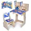 Парта зі стільчиком, 69.5x44.5 см, Україночка, абетка, N2071-5-2 - мініатюра 1
