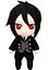 М'яка іграшка Себастьян Міхаеліс Темний дворецький Black Butler Sebastian Michaelis 25 см BB S 8.02 - мініатюра 1