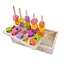 Дитяча дерев’яна іграшка "Пірамідка-сортер" C9407, 8 карток - мініатюра 4