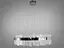 Класична новинка, кругла кришталева світлодіодна люстра,190Вт, хром - мініатюра 4