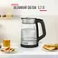 Электрочайник Tefal Glass Kettle с подсветкой черно-серебряный 1.7 л (KI605830) - миниатюра 9