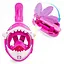 Маска для снорклінгу TSUNAMI Shark повнолицьова, дитяча Pink (P-5905973405430) - мініатюра 9