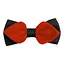 Галстук-бабочка Классика Чёрный, Красный - миниатюра 1