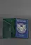 Шкіряна обкладинка для паспорта з американським гербом зелена - мініатюра 3