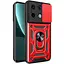 Чохол Ummi Camshield Serge Ring для Xiaomi Redmi Note 13 Pro 4G / 14s / Poco M6 Pro 4G Червоний / Red - мініатюра 1