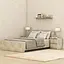 Кровать двуспальная MebelStar Нео 140x200 см Бетон (MBS-1122) - миниатюра 1