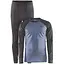 Комплект термобілизни Craft Core Warm Baselayer Set Man M Чорний/Синій (1068-1909709 M 985362) - мініатюра 1