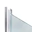 Душевая кабина Latwa SC90x90. SAT.MID.FR полукруглая, стекло Frost 4 мм + душевой поддон KAPIELKA ST90x90x26, с панелью Lidz, универсальная, хром матовый, глубина более 20 см - миниатюра 4