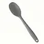 Силиконовая ложка кухонная термостойкая нейлоновая 20.5 см Серый 88334 - миниатюра 1